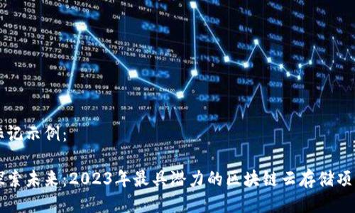 标记示例：

探索未来：2023年最具潜力的区块链云存储项目
